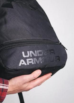 Рюкзак черный (большое лого) under armour10 фото