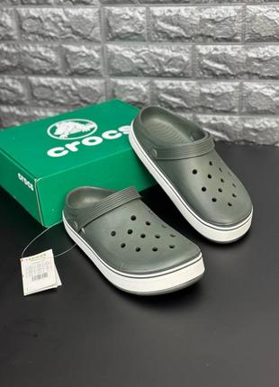 Мужские кроксы crocs шлёпанцы крокс