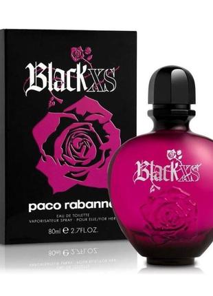 Paco rabanne black xs for her туалетна вода 80мл