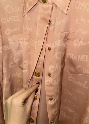 Рубашка модного дома «chanel »3 фото