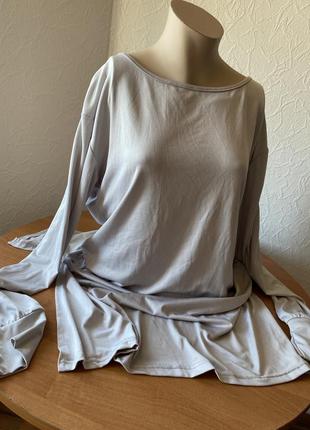 Неймовірна подовжена блузка блуза кофта туніка3 фото