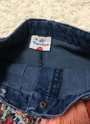 Спідниця джинсова topolino 4-5 років 2
