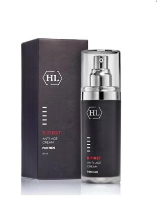 Holy land cosmetics b first anti-age cream. холі ленд антивіковий крем для чоловіків 50ml2 фото