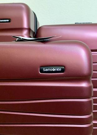 Чемодан дорожный samsonite evolve se matte burgundy6 фото