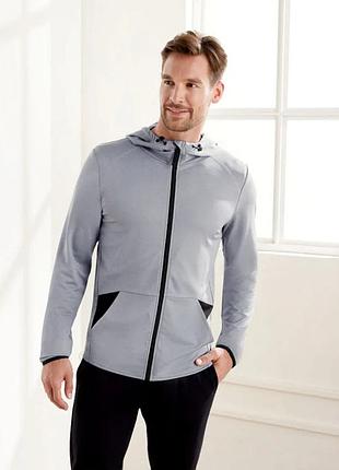 Чоловіча спортивна кофта, розмір s, колір сірий