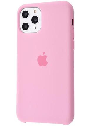 Чехол для iphone 11 pro silicone case  (розовый)