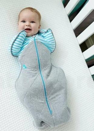 Swaddleme to dream swaddle up тепла пелюшка кокон на блискавці спальний мішок 3-6 м 62-68 см