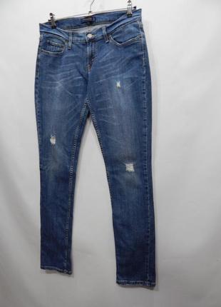 Джинсы фирменные женские levis оригинал сток, w 31 l 32 eur 50-52 ukr  062ds (только в указанном размере)5 фото