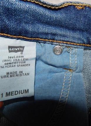 Джинсы фирменные женские levis оригинал сток, w 31 l 32 eur 50-52 ukr  062ds (только в указанном размере)7 фото