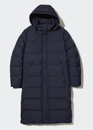 Безшовне зимове пухове  пальто uniqlo