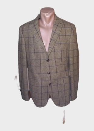 Шерстяной пиджак remus uomo jeans 46 размер