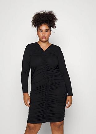 🖤 noisy may curve dress plus size (3xl/4xl) — твоя ідеальна чорна сукня! 🖤