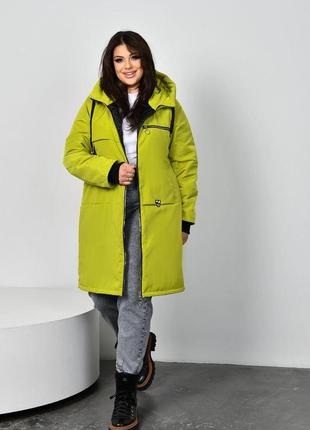 Теплое женское пальто большие размеры и норма (р.48-58)10 фото
