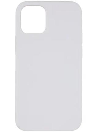 Чехол fiji soft для apple iphone 13 силикон бампер прозрачный белый