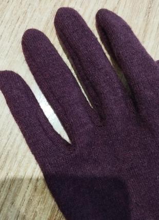 Шерстяные перчатки accessorize трикотажные теплые3 фото