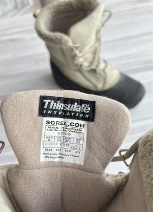 Sorel cumberland thinsulate надежные невероятно теплые ботинки8 фото