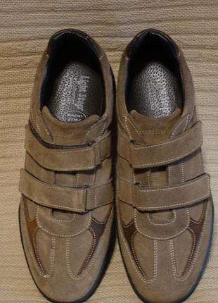 Легенькі об'єднані шкіряні кросівки light step by grisport італія 44 р.3 фото