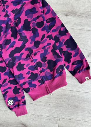 Bape shark зип худи бейп6 фото