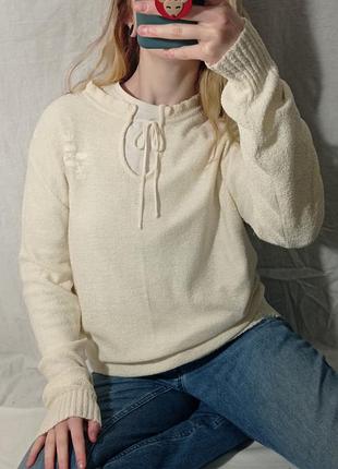 Легкий винтажный свитер