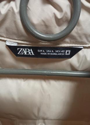 Куртка zara с дутым эффектом размер l/46-485 фото