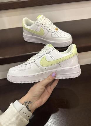 Nike air force mini swoosh lime3 фото