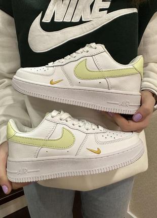 Nike air force mini swoosh lime9 фото