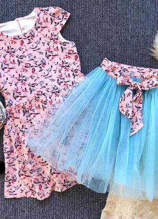 Сукня з фатиновой спідницею!2 фото