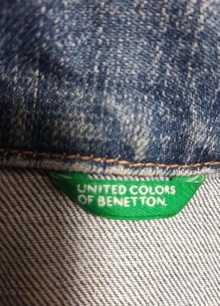 Джинсова куртка benetton2 фото