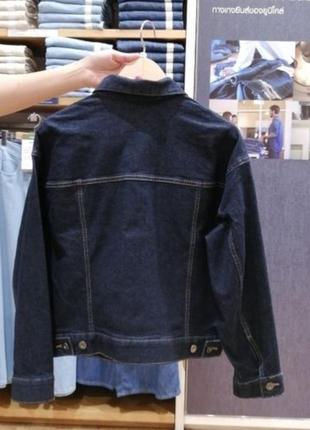 Джинсова куртка укорочена, джинсовка, жакет4 фото