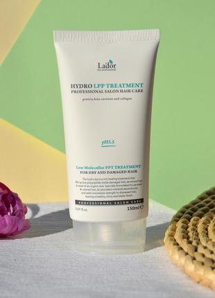 Протеїнова відновлююча маска з колагеном la'dor eco hydro lpp ph 5,5 (150ml)