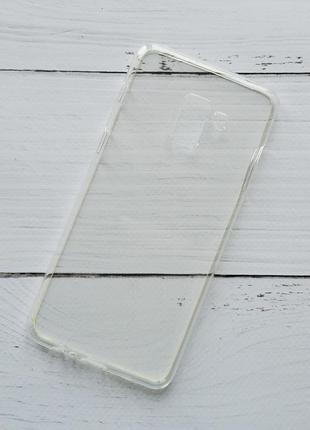 Чохол для samsung galaxy a8 plus 2018 (a730) силіконовий, прозорий