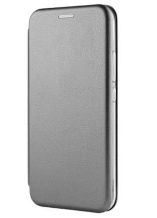 Чехол fiji g.c. для xiaomi redmi note 12 pro 4g книжка магнитная grey