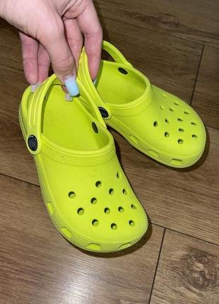 Детские кроксы оригинал crocs шлепки шлепанцы