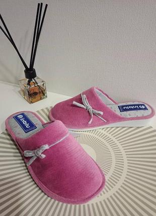 Женские теплые комнатные тапочки тапочки шлепанцы inblu.украино-итальянский бур-во!