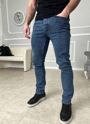 Синие мужские джинси.1-210