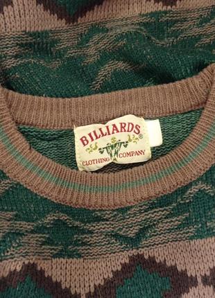Винтажный свитер billiards4 фото