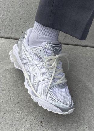 Кросівки asics gel-kayano 14 jjjjound silver white