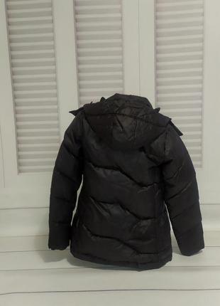 Куртка пуховик тепла puma черная, xs/s3 фото