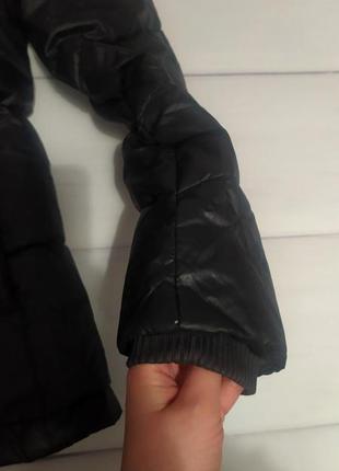 Куртка пуховик тепла puma черная, xs/s8 фото
