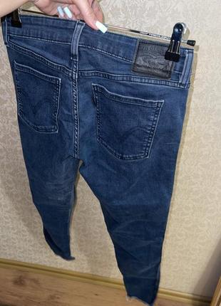 Оригінальні скіні штани джинси levis1 фото