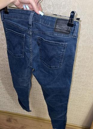 Оригінальні скіні штани джинси levis4 фото
