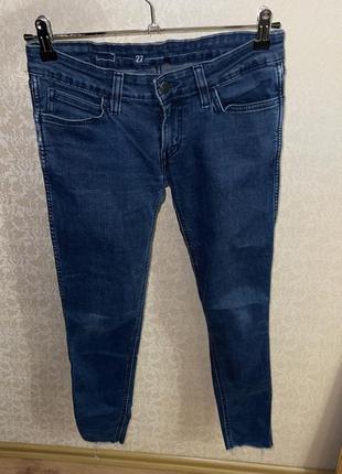 Оригінальні скіні штани джинси levis8 фото