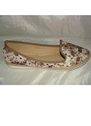 Балетки туфли текстиль 38 р