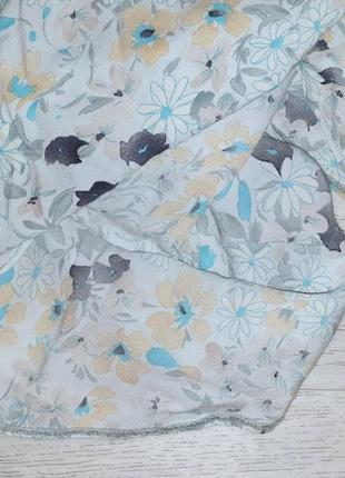 Нежное платье сарафан в бельевом стиле на бретелях, цветочный принт6 фото
