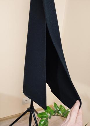 Anna marchetti италия прямая шерстяная юбка с разрезами3 фото