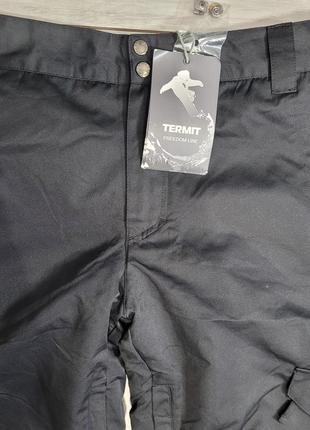 Лыжные брюки termit горнолыжные для сноуборда размер м-л термоштаны2 фото