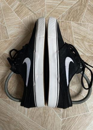 Женские кроссовки nike sb stefan janoski suede black3 фото