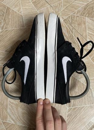 Женские кроссовки nike sb stefan janoski suede black4 фото