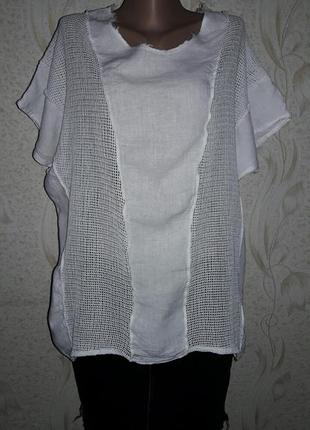 Летняя льняная блуза p.50 (xl)