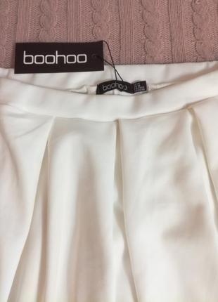 Стильная белая юбка р.14/42 boohoo4 фото